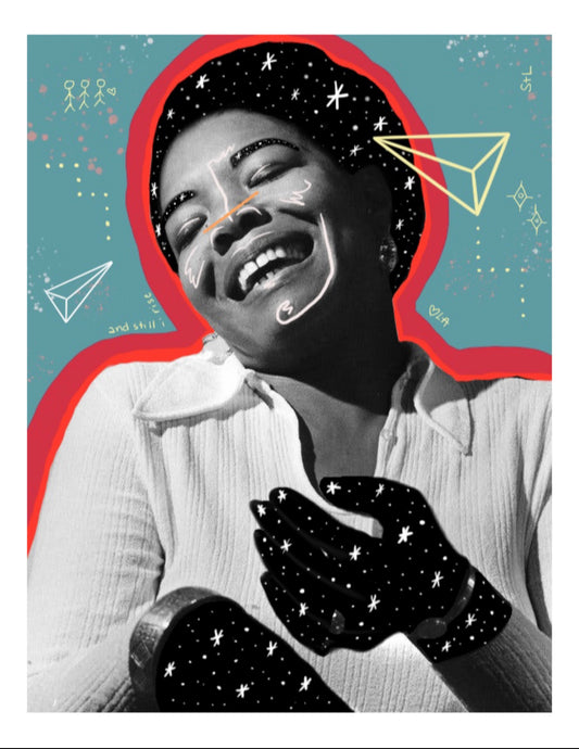 Leslie Anne, original artwork, "Star Angelou"