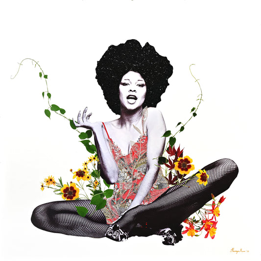 Marryam Moma, limited edition print, "Hello, I Am Betty Davis"