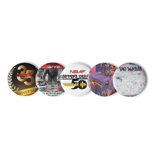 NBAF 50 Years of Hip Hop Pins