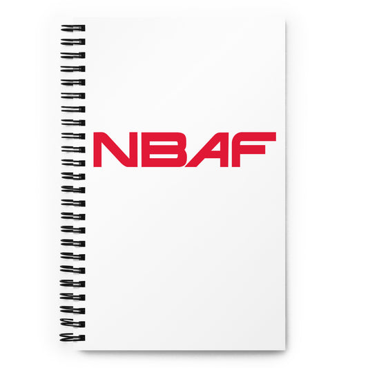 NBAF spiral notebook